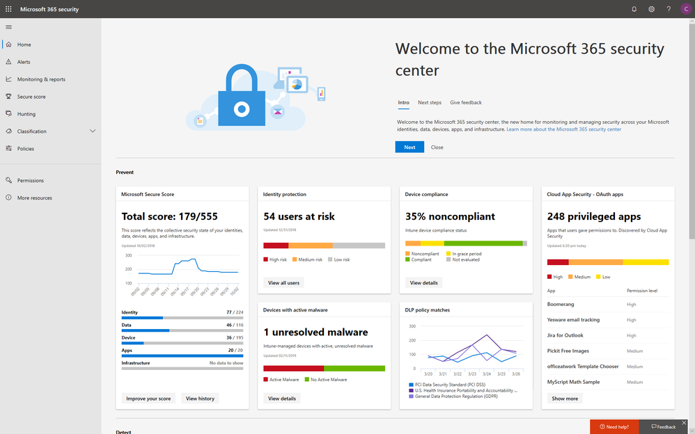 Blog 01 - Microsoft 365 Security Center Reaches General Availability - Final - Image 01.png