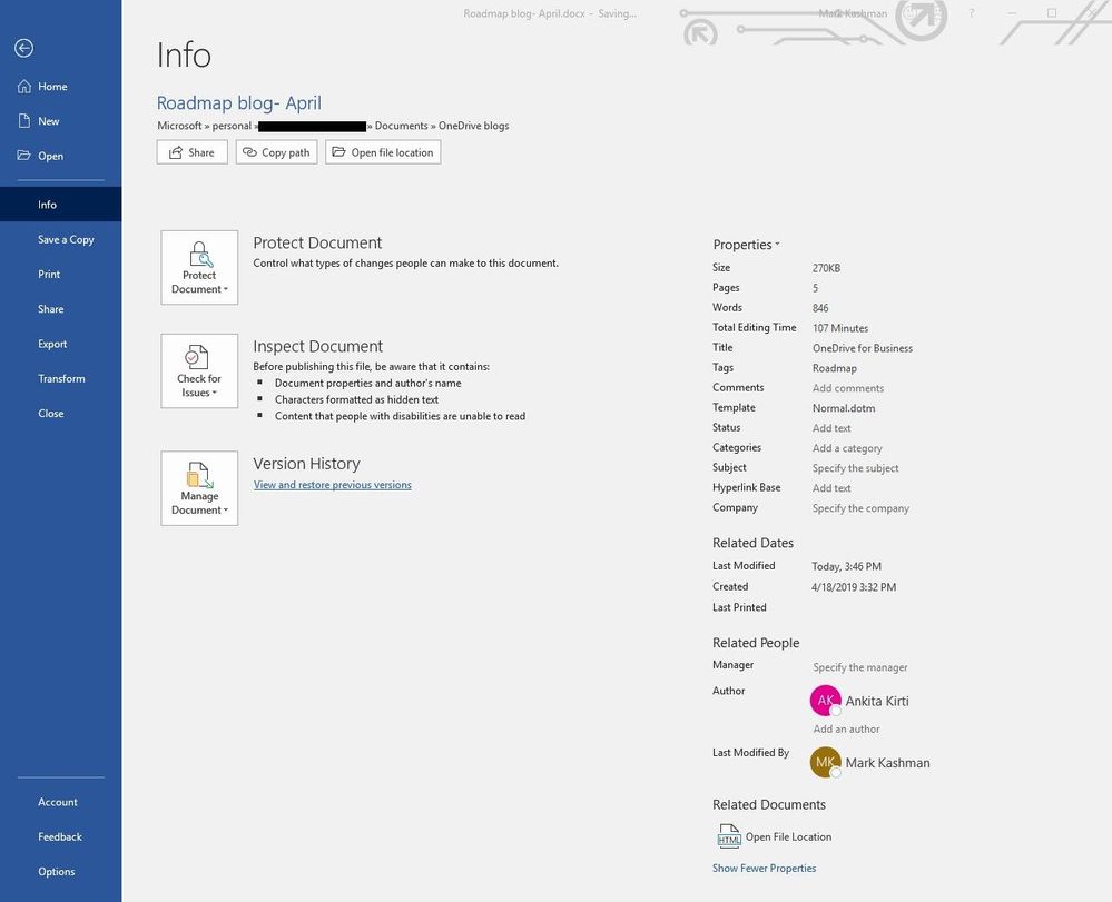 OneDrive_roadmap-rollup-April-2019_004_Office-SharePoint-properties-not-required.jpg