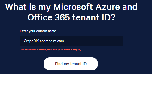 microsoft tenant name