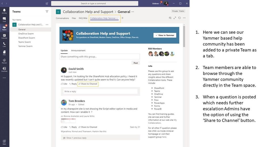 Turbo Charging Your Fuzzy Help Desks With Microsoft Teams Yammer