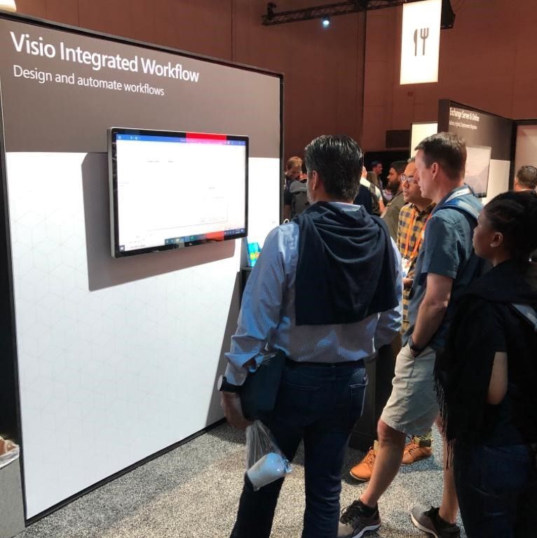 MS Ignite 2019 blog - Visio Integrated Workflow Booth 2.jpeg