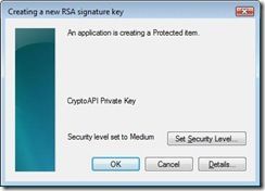 What is a strong key protection in Windows?