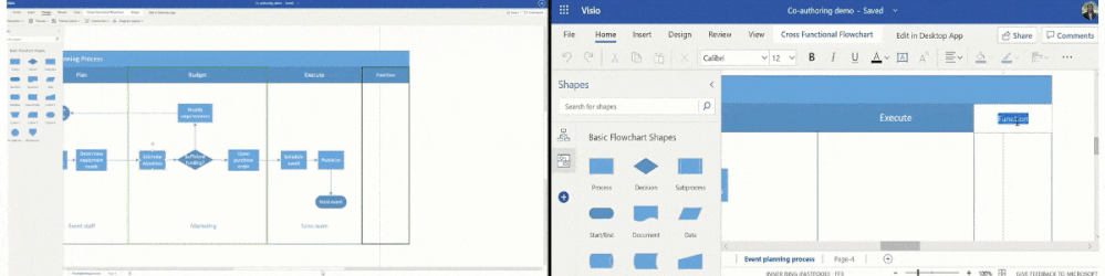 Co-author with Visio for the web