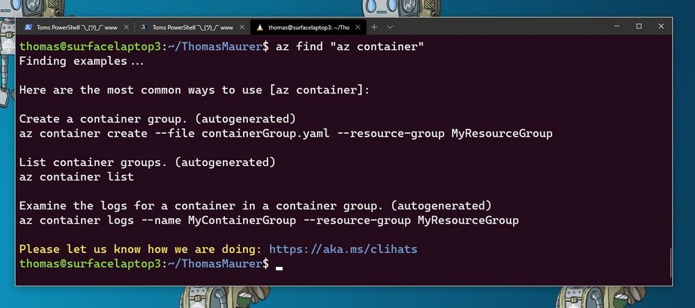 Azure CLI Tip - Use AI to find az commands