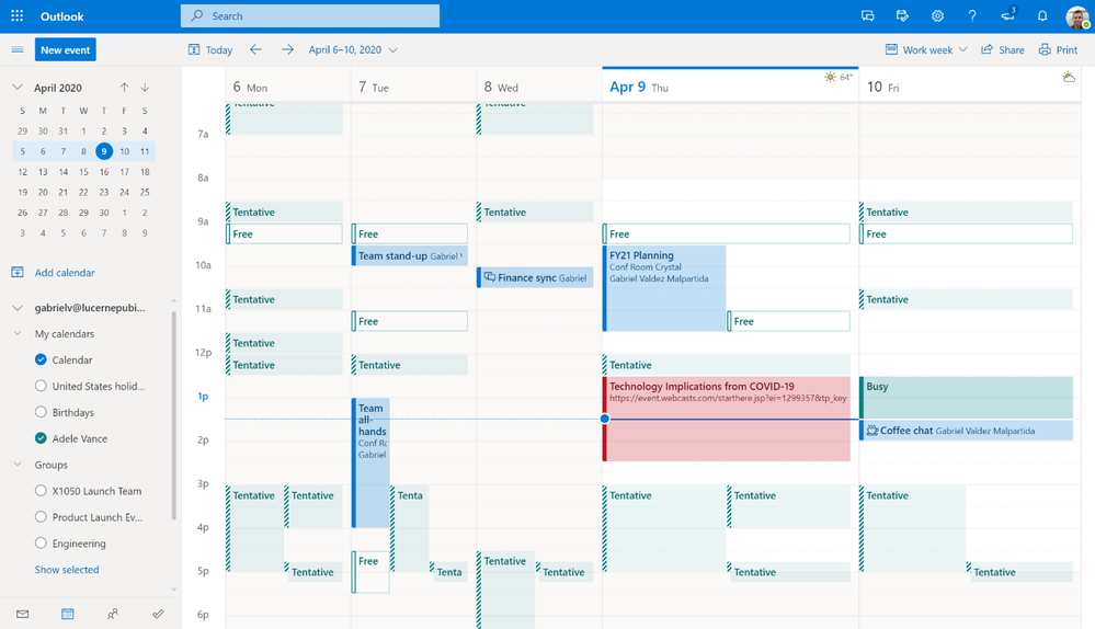 Image 1 - See your schedule next to or combined with the calendar from someone in your organization.png