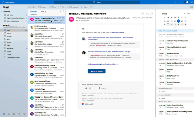 Customize your inbox and enhance productivity with add-ins.