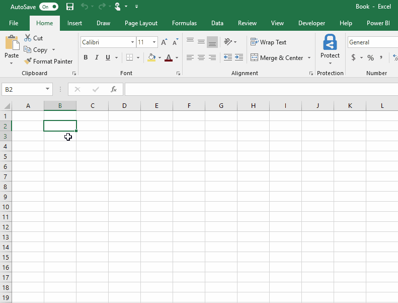 Deselecteer een geselecteerde cel in Excel