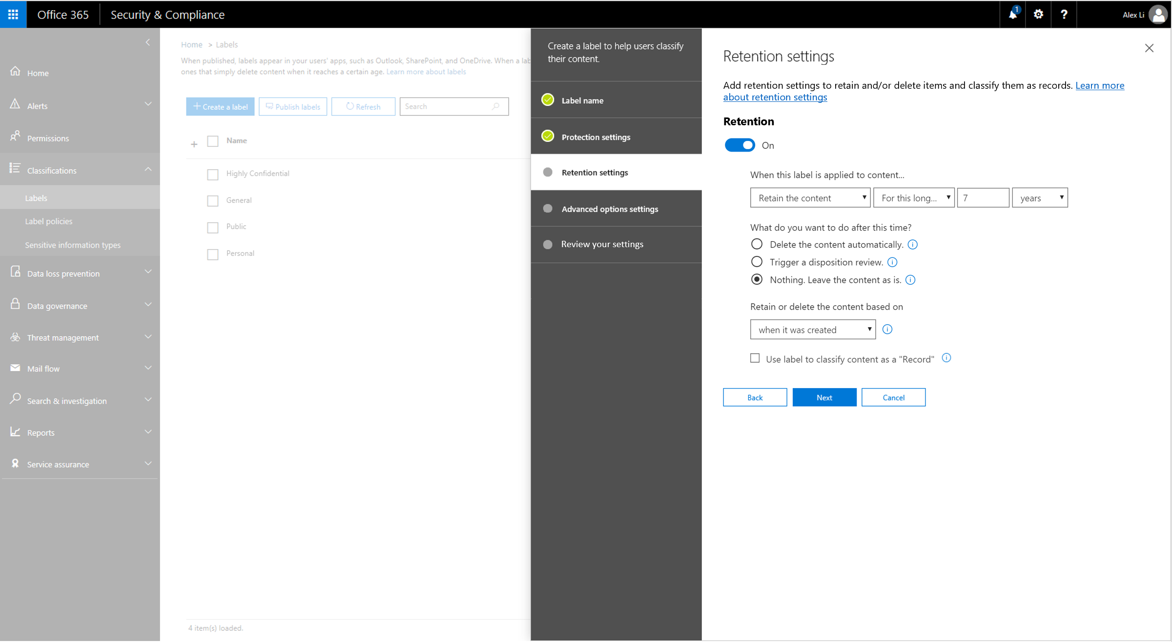 consistent labeling and protection policies coming to office 365 and