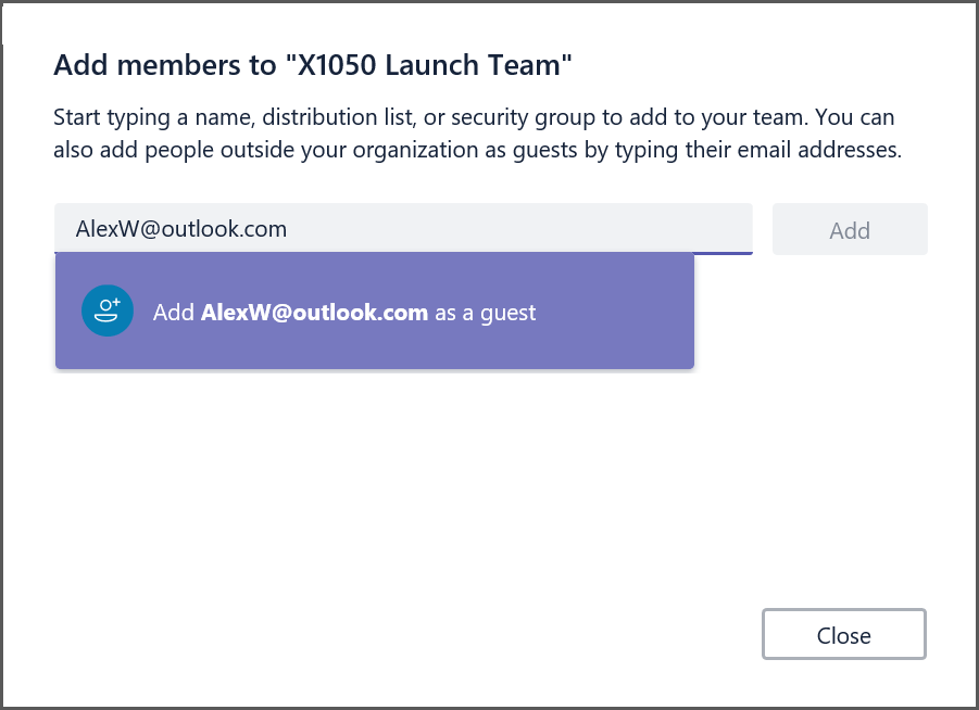 You can now add anybody with a consumer account as a guest in Teams