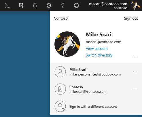 Azure portal and the new account manager.png