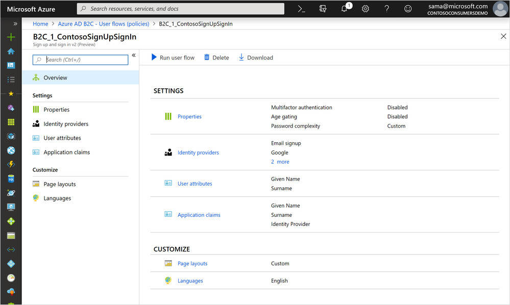 Azure AD B2C now has JavaScript customization and many more new features
